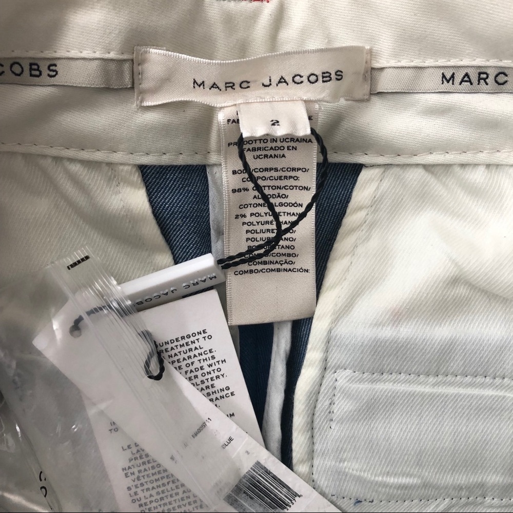 Marc Jacobs cropped Bowie denim pants size 2 - Picture 7 of 8